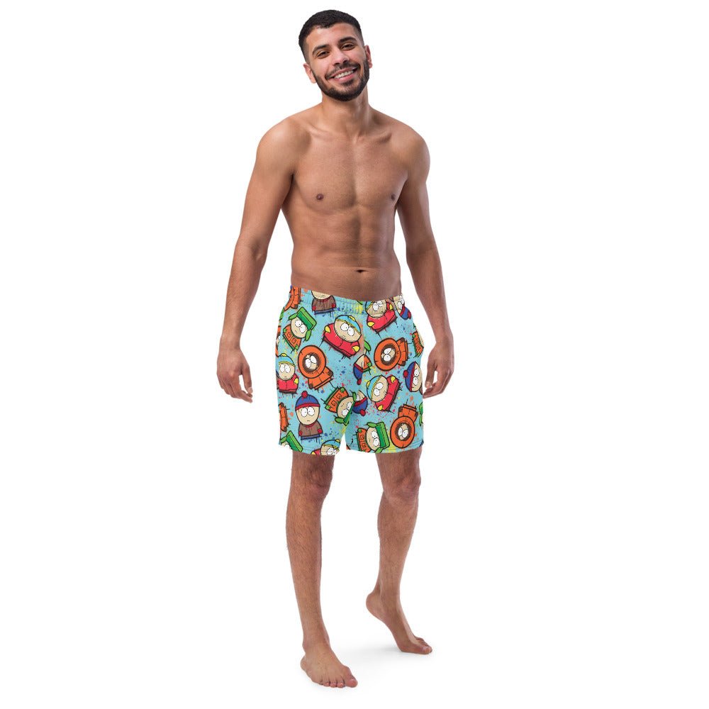South Park Graffiti Boys Recycled Swim Trunks - Paramount Shop