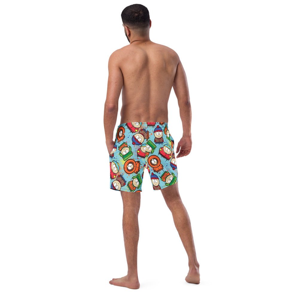 South Park Graffiti Boys Recycled Swim Trunks - Paramount Shop