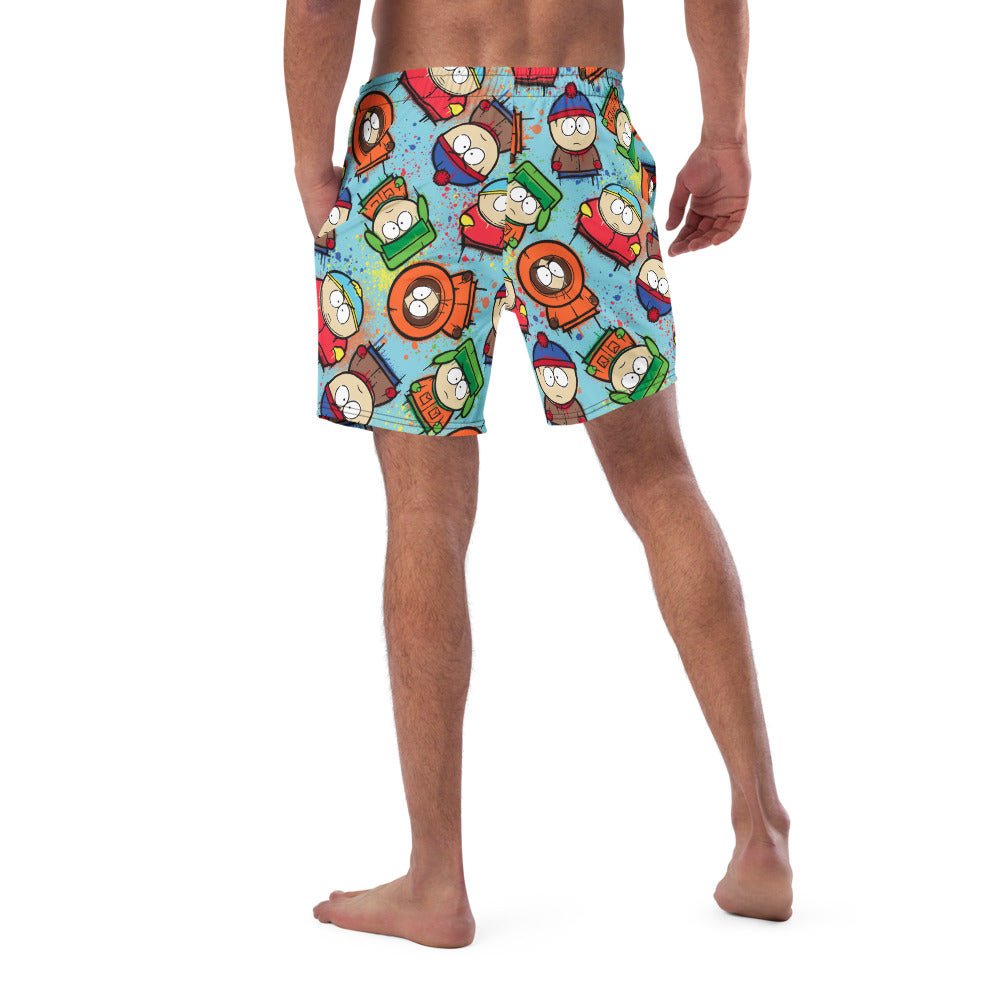 South Park Graffiti Boys Recycled Swim Trunks - Paramount Shop