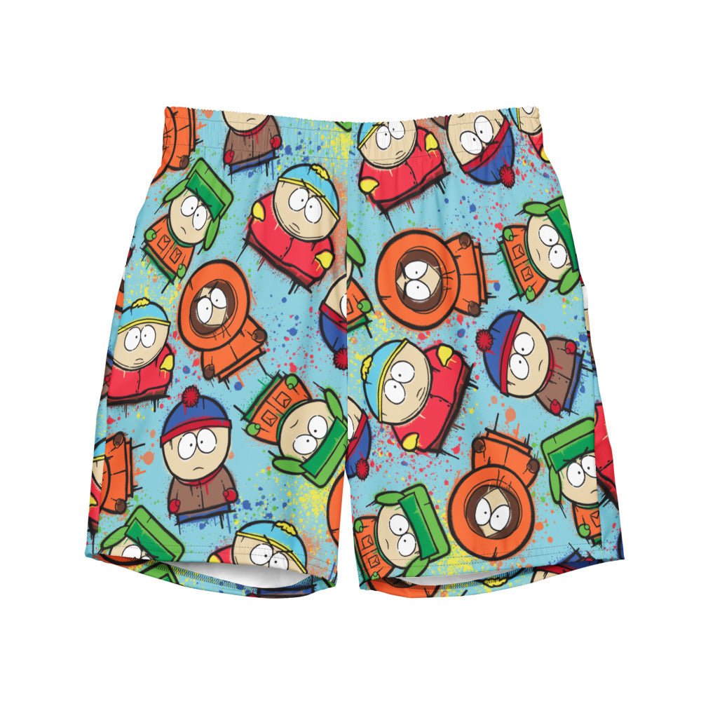 South Park Graffiti Boys Recycled Swim Trunks - Paramount Shop