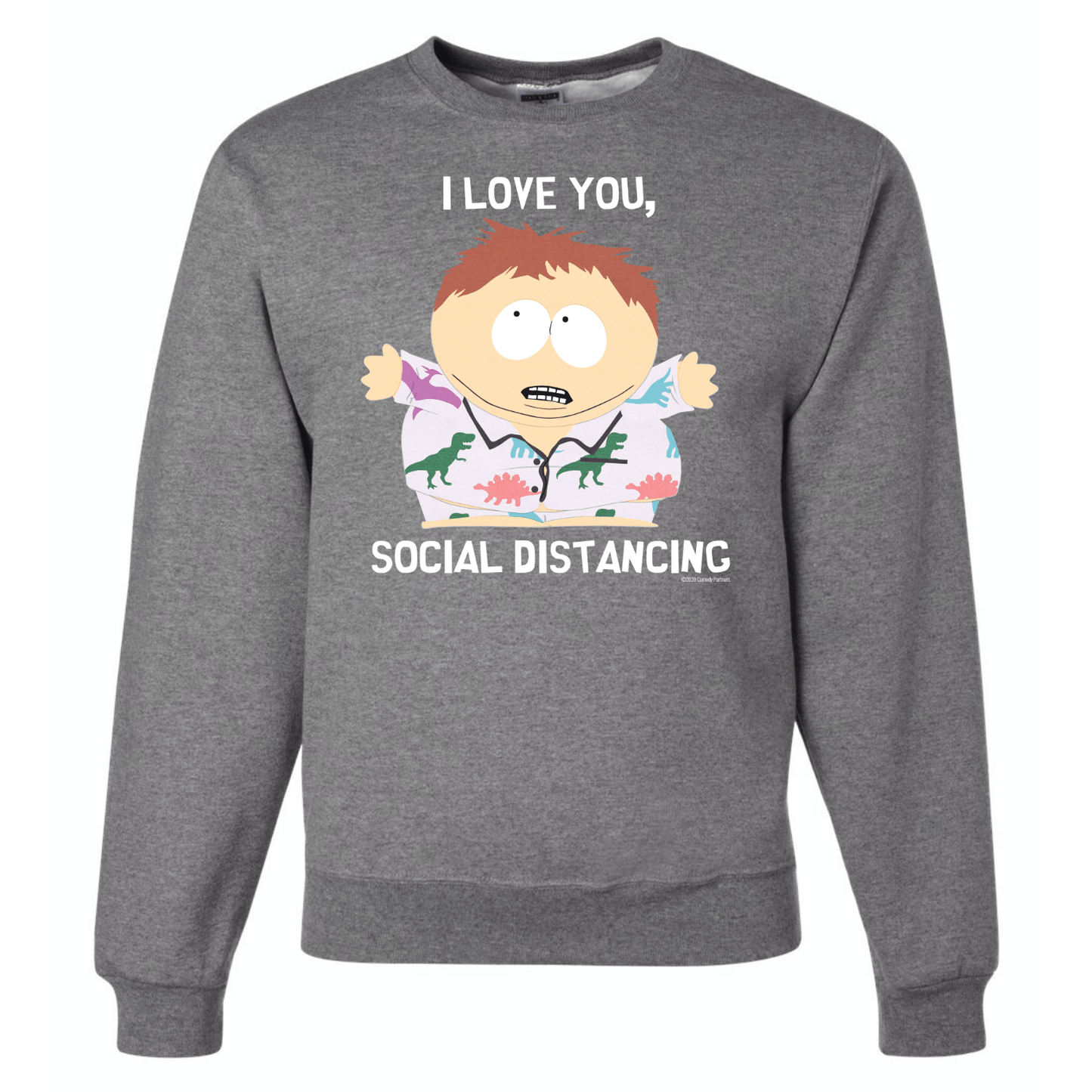 I heart social distancing sweatshirt hotsell