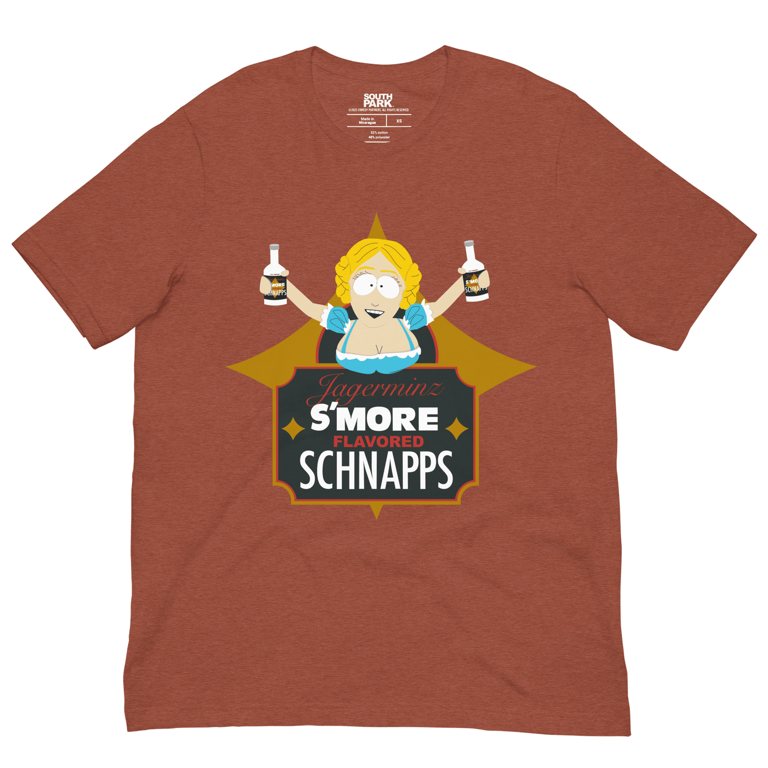 South Park Jagerminz S'more Flavored Schnapps Unisex T-Shirt - Paramount Shop
