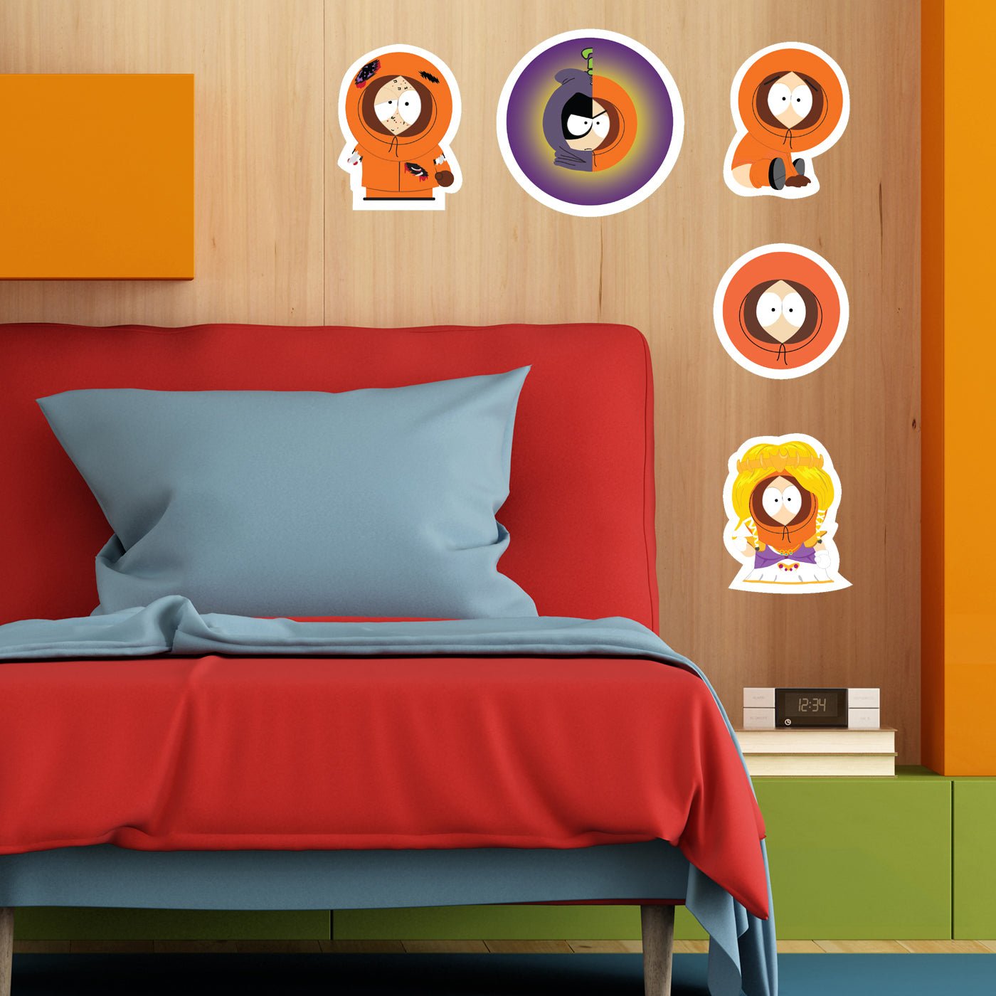 South Park Kenny Wall Sticker Sheet - Paramount Shop