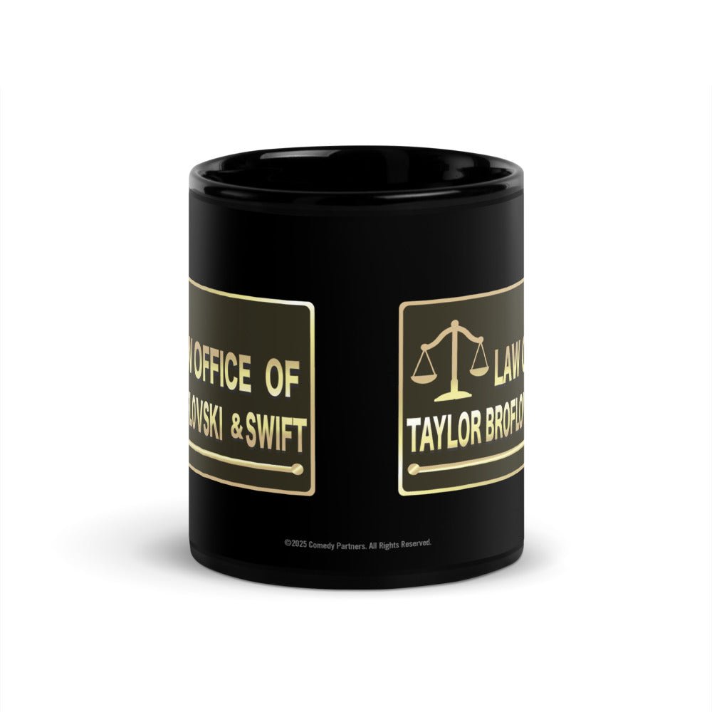 South Park Law Office of Taylor Broflovski & Swift Black Glossy Mug - Paramount Shop