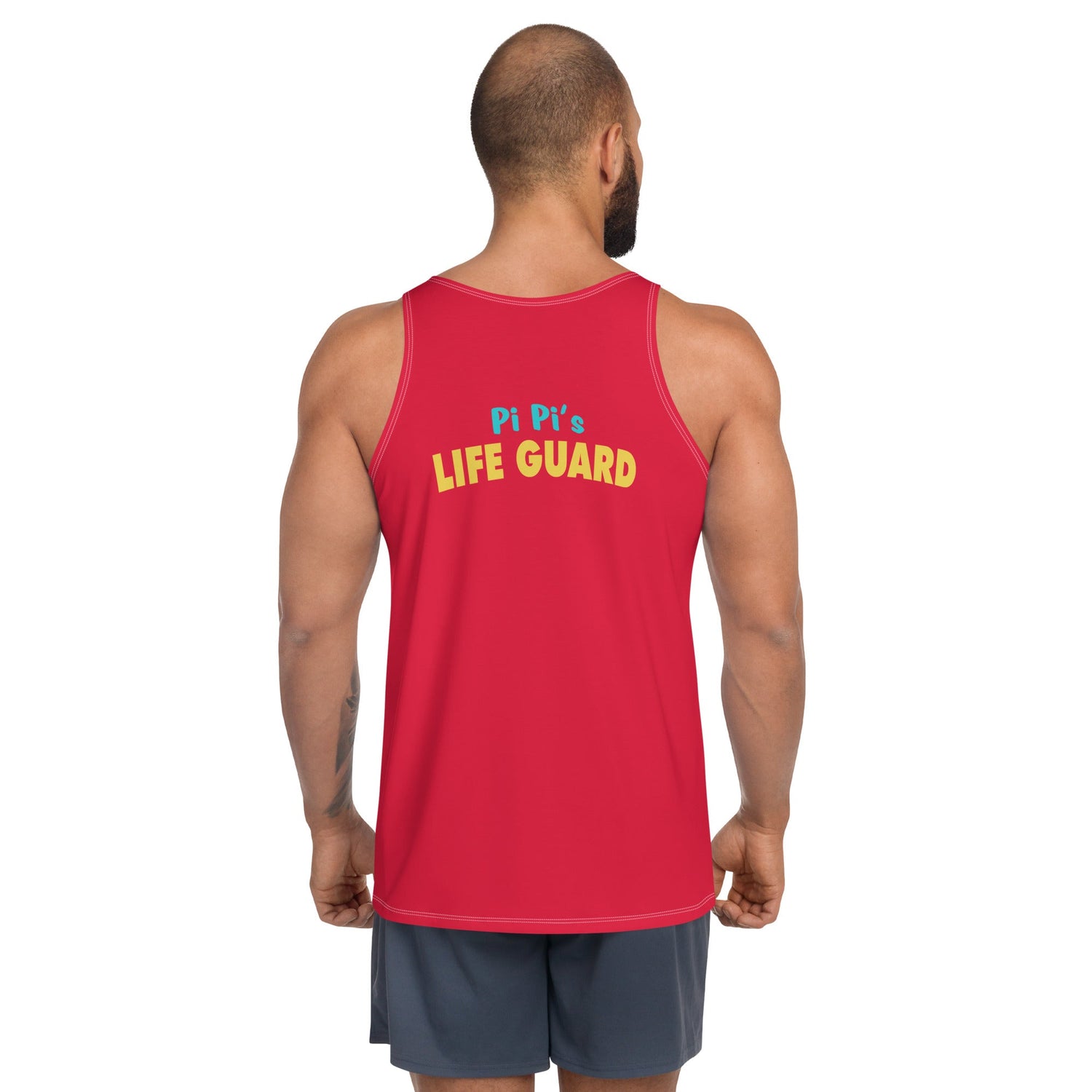 South Park Pi Pi's Splashtown Life Guard All Over Print Tank Top - Paramount Shop