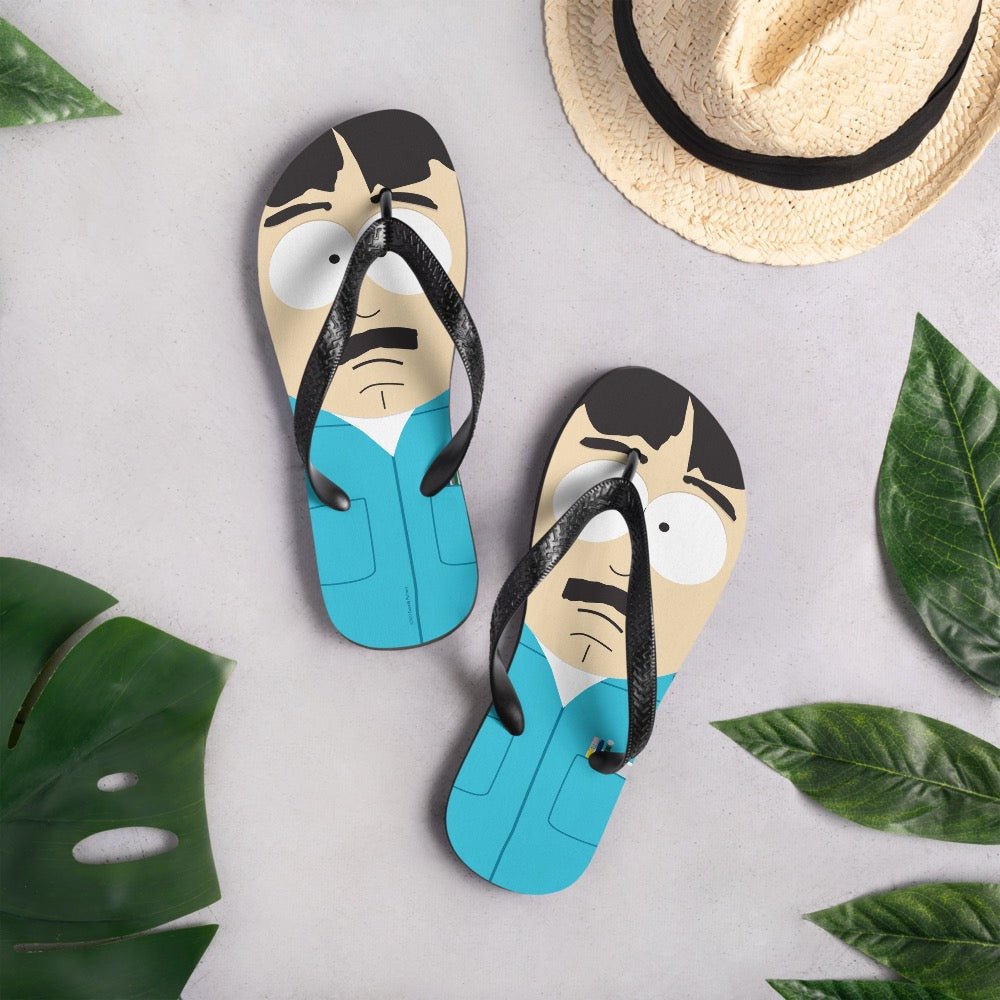 South Park Randy Big Face Flip Flops - Paramount Shop