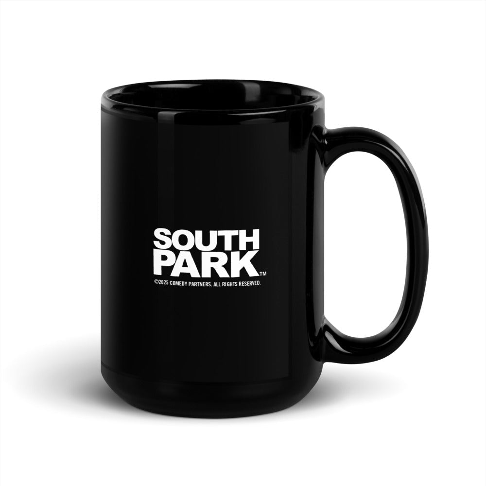 South Park Satan I'm Not In The Mood Black Glossy Mug - Paramount Shop