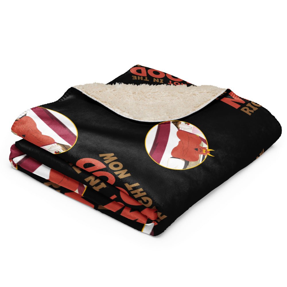 South Park Satan I'm Not In The Mood Premium Sherpa Blanket - Paramount Shop