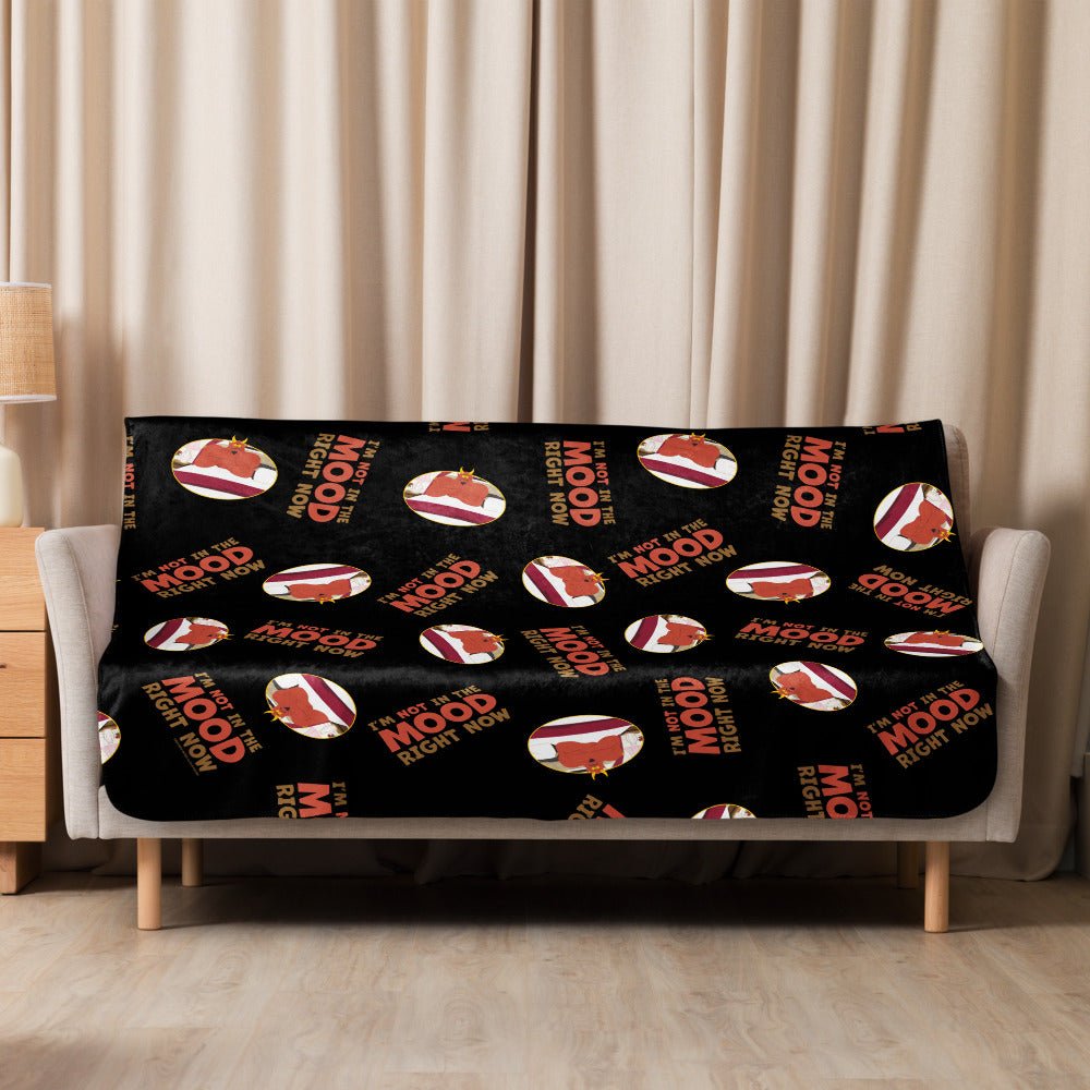 South Park Satan I'm Not In The Mood Premium Sherpa Blanket - Paramount Shop