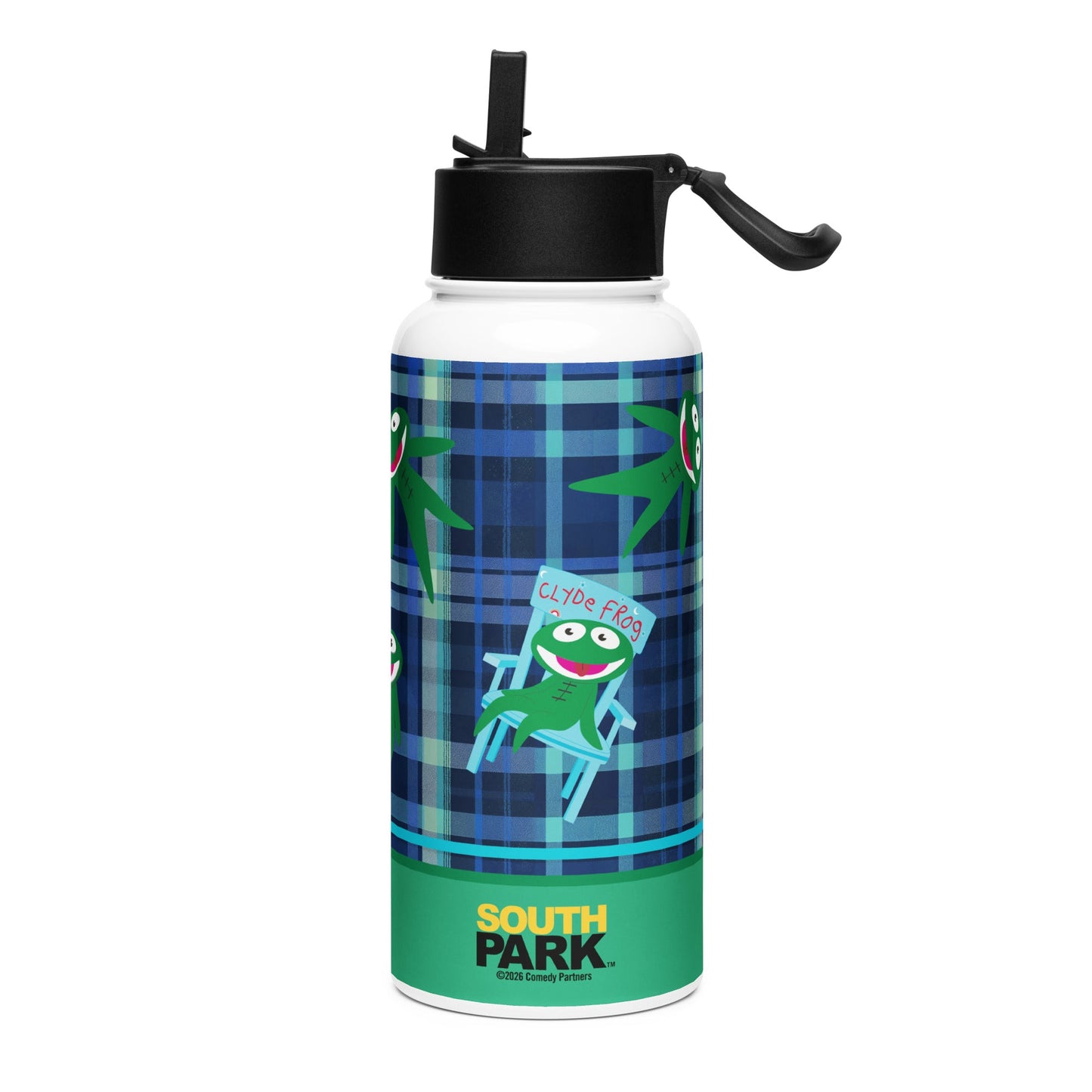 South Park Stainless Steel Water Bottle Clyde Frog - Paramount Shop