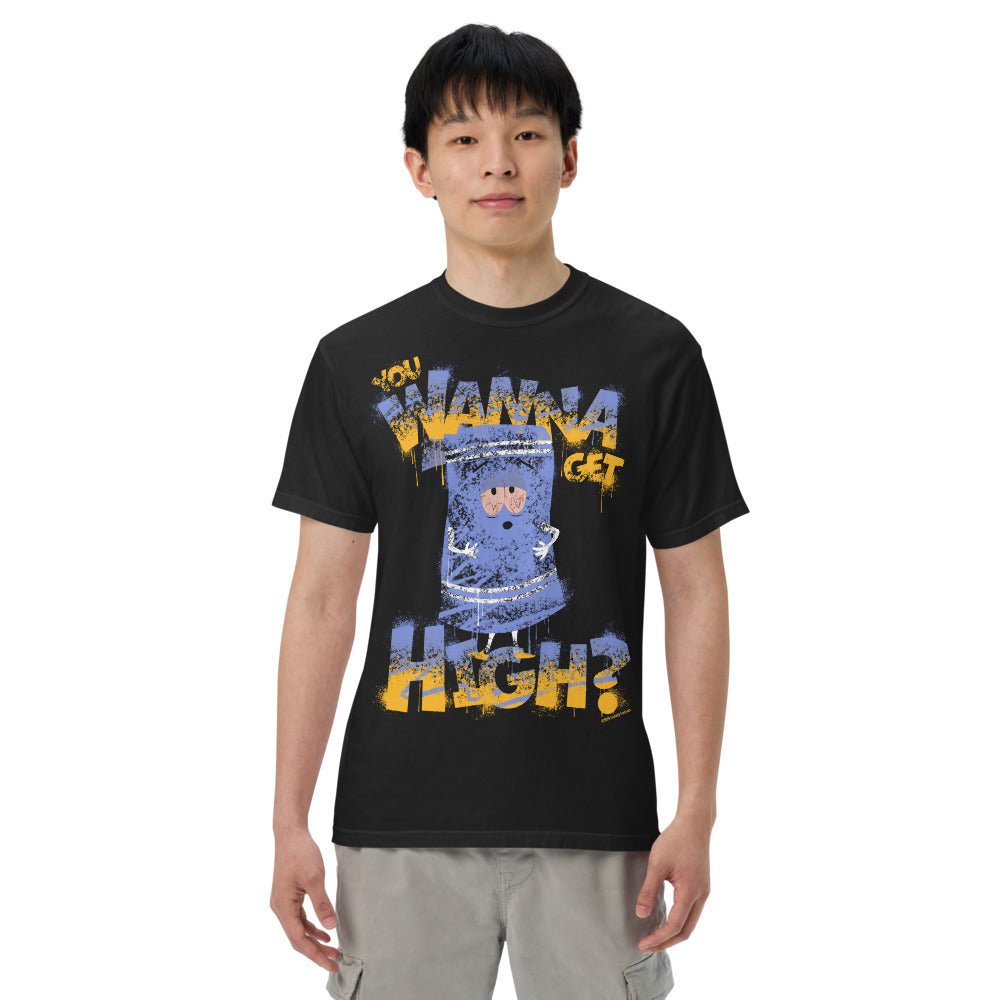 South Park T-Shirt Towelie You Wanna Get High? Comfort Colors - Paramount Shop
