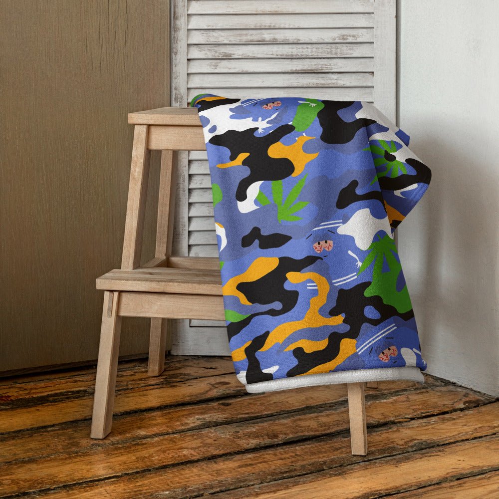 South Park Towelie Camo Beach Towel - Paramount Shop
