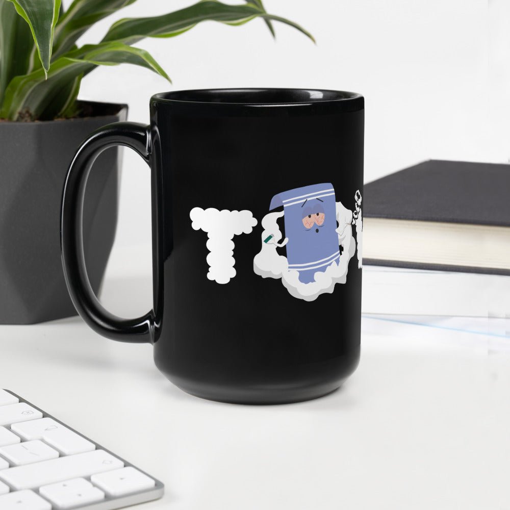 South Park Towelie Smoke Black Glossy Mug - Paramount Shop