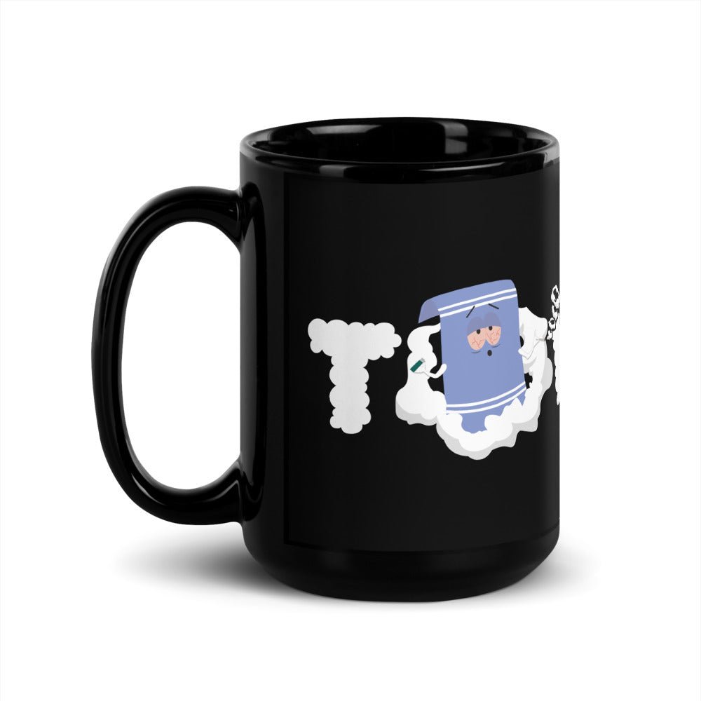South Park Towelie Smoke Black Glossy Mug - Paramount Shop