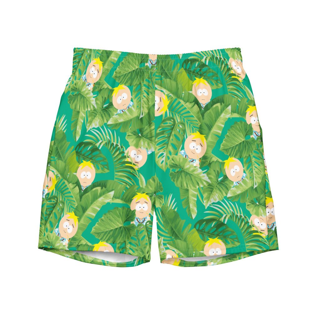 South Park Tropical Butters Recycled Swim Trunks - Paramount Shop