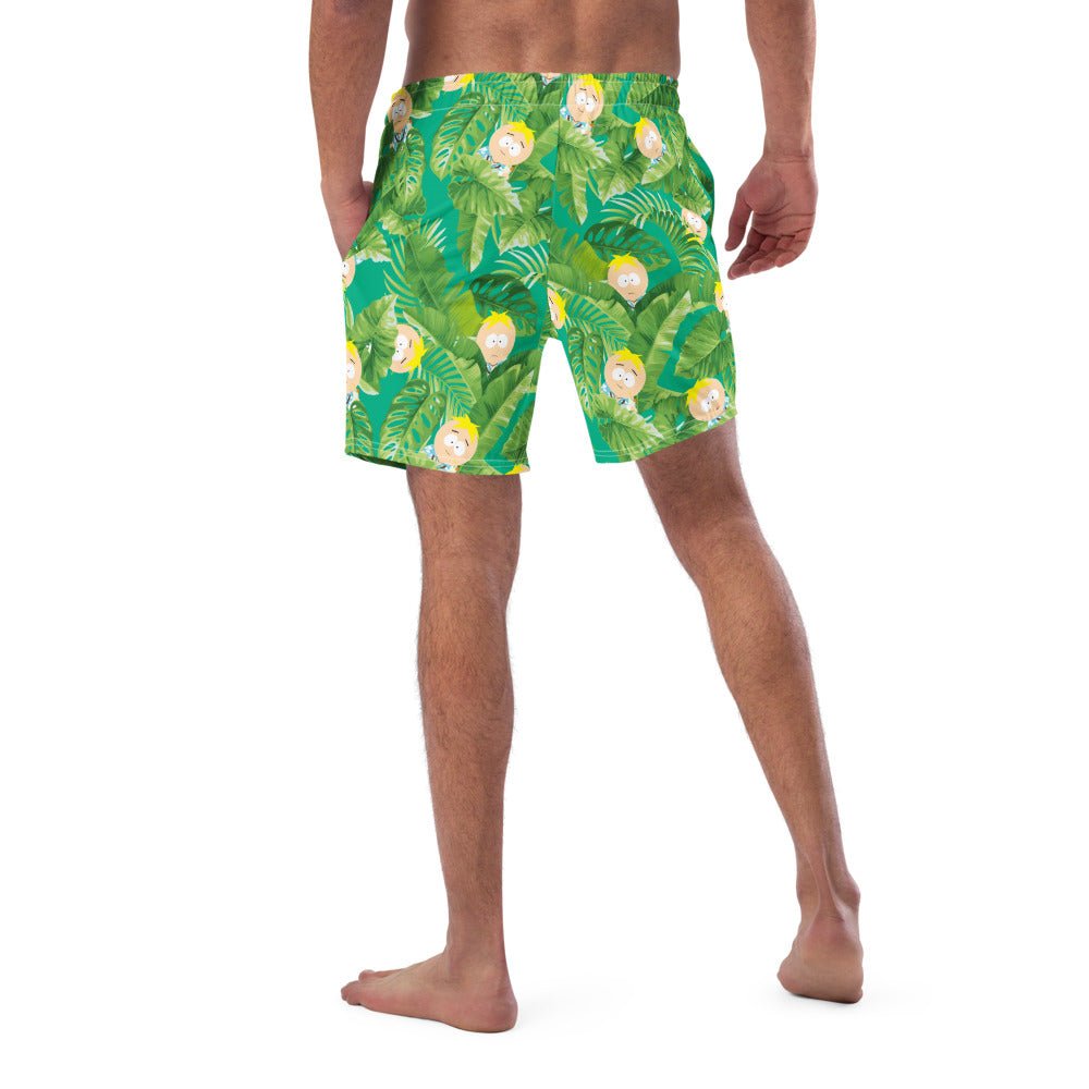 South Park Tropical Butters Recycled Swim Trunks - Paramount Shop