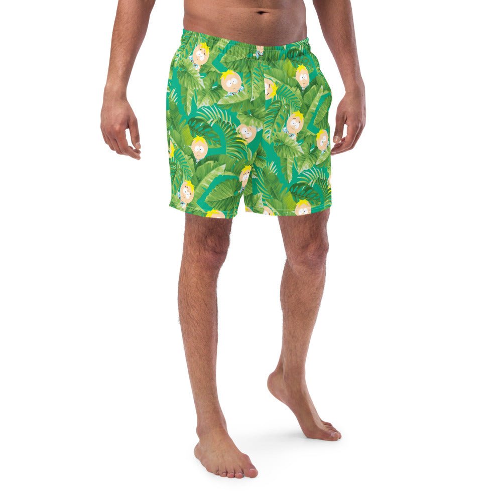 South Park Tropical Butters Recycled Swim Trunks - Paramount Shop