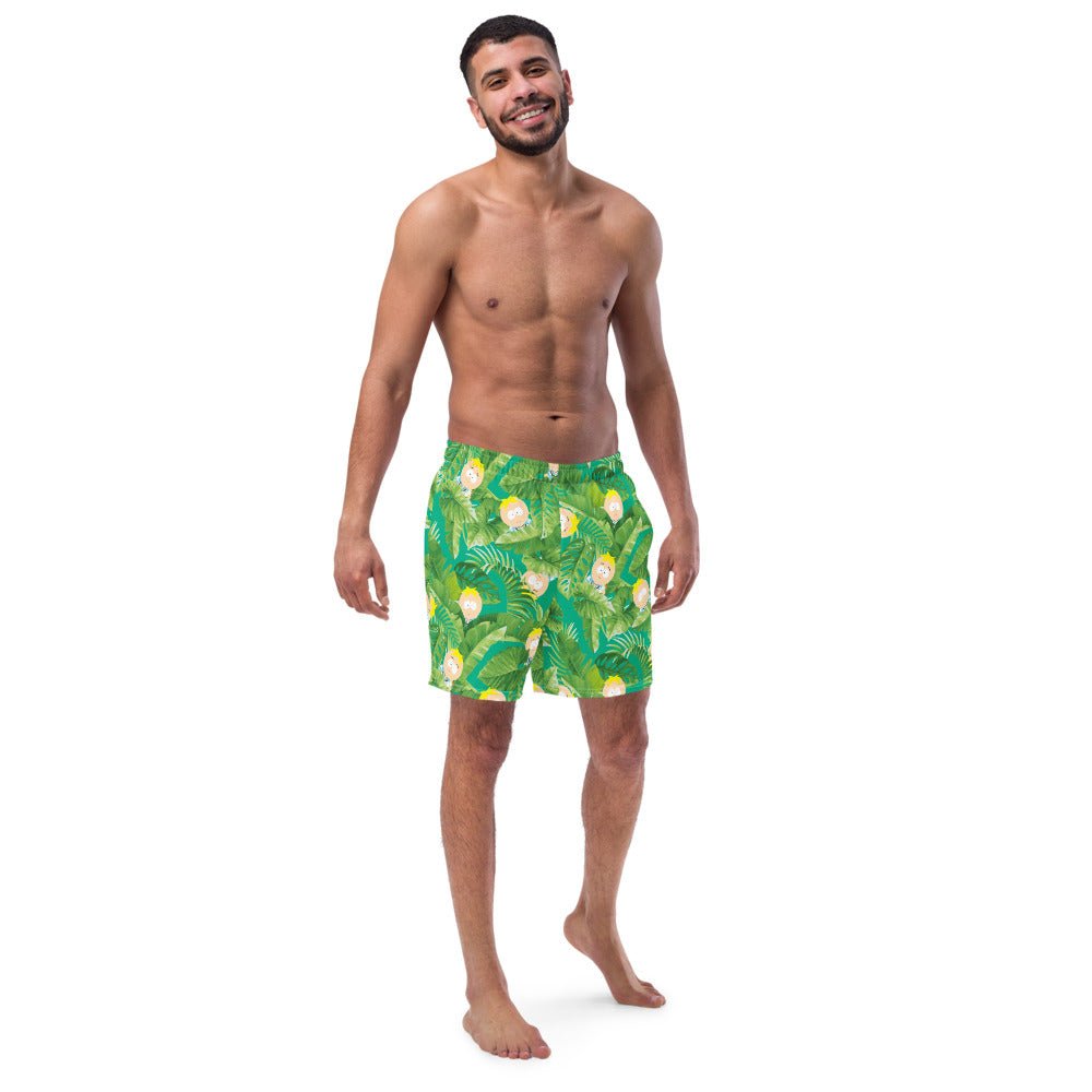 South Park Tropical Butters Recycled Swim Trunks - Paramount Shop