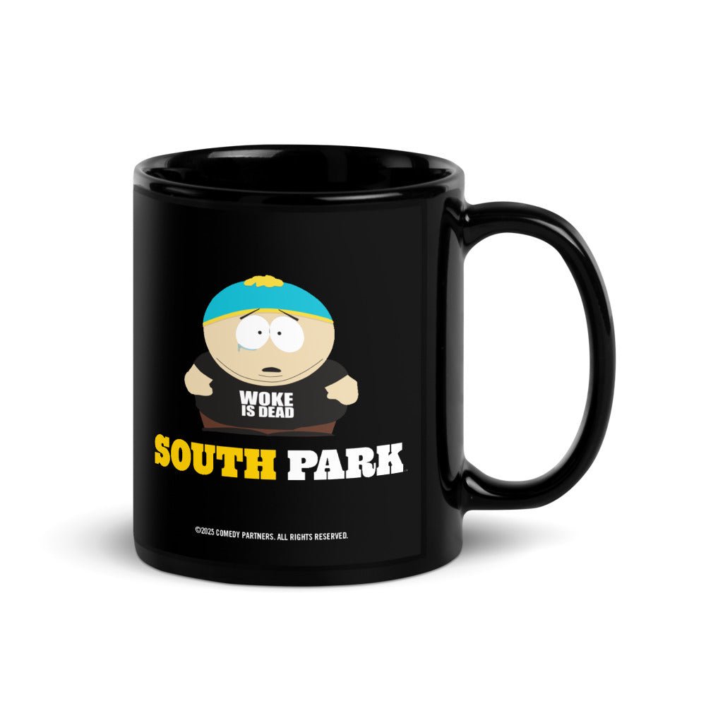 South Park Woke Is Dead Black Glossy Mug - Paramount Shop