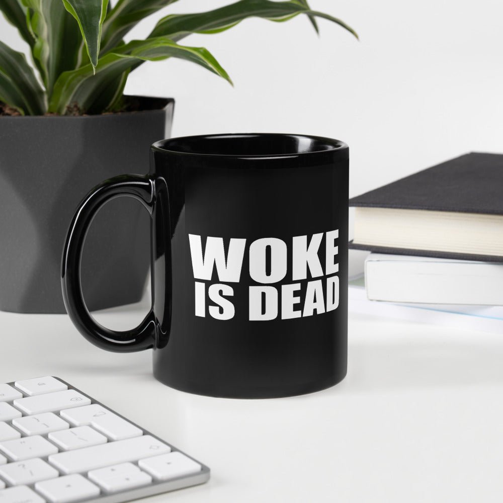 South Park Woke Is Dead Black Glossy Mug - Paramount Shop
