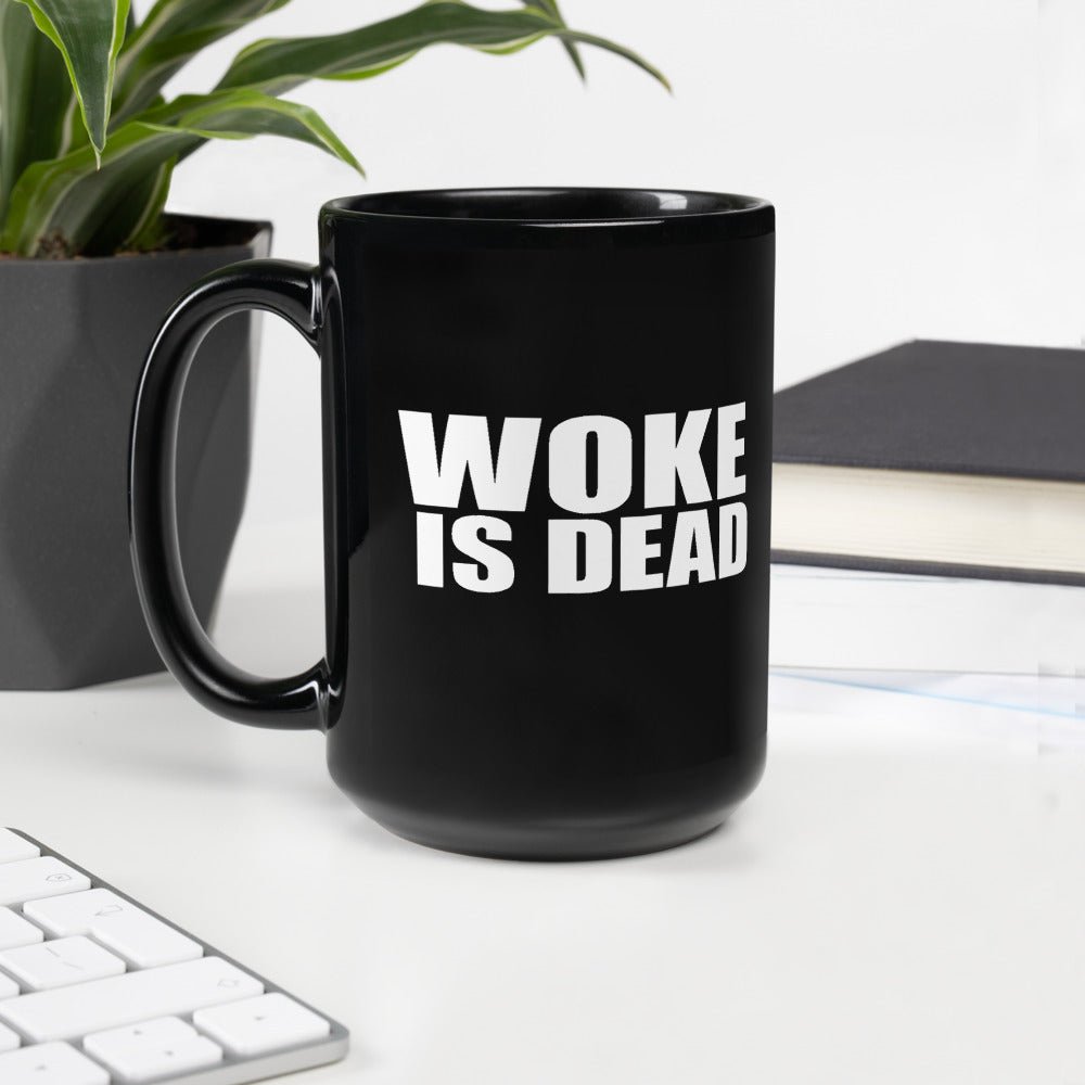 South Park Woke Is Dead Black Glossy Mug - Paramount Shop