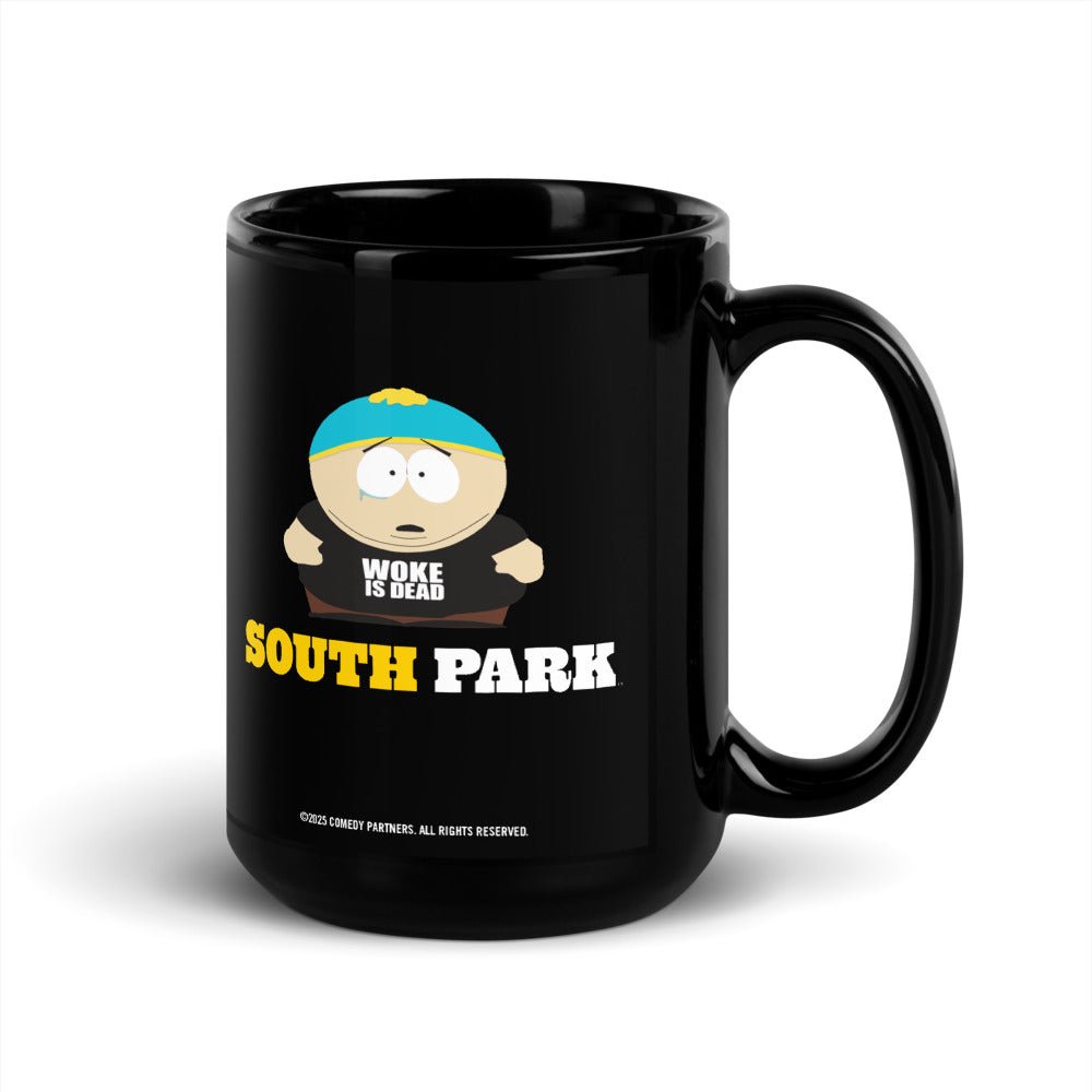 South Park Woke Is Dead Black Glossy Mug - Paramount Shop