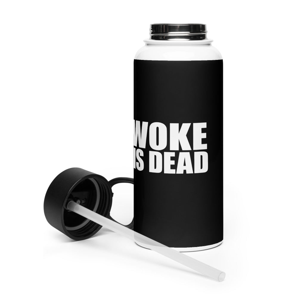 South Park Woke Is Dead Stainless Steel Water Bottle with a Straw Lid - Paramount Shop