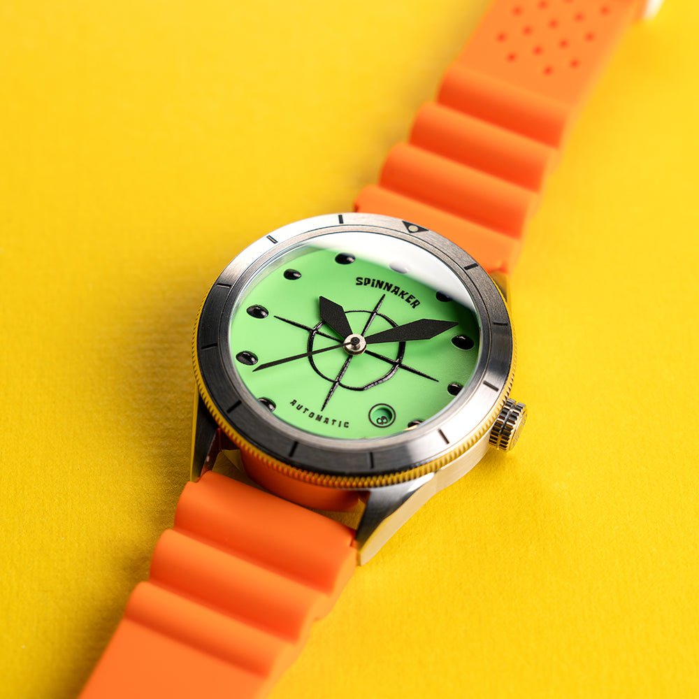 Spinnaker Cahill Automatic SpongeBob SquarePants Timekeeper Limited Edition Orange Watch - Paramount Shop