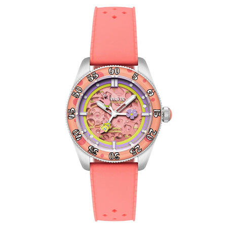 Spinnaker Croft Mid - Size Skeleton Automatic SpongeBob SquarePants Limited Edition Pink Watch - Paramount Shop