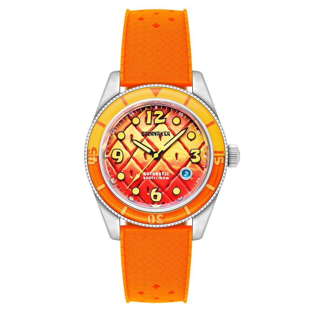 Spinnaker Fleuss Automatic SpongeBob SquarePants Conch Street Limited Edition Orange Watch - Paramount Shop