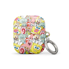 Spongebob Blocks Earbud Case - Blanc / AirPods Gen 2