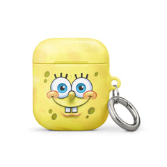 Spongebob Étui pour oreillettes Face - Blanc / AirPods Gen 2