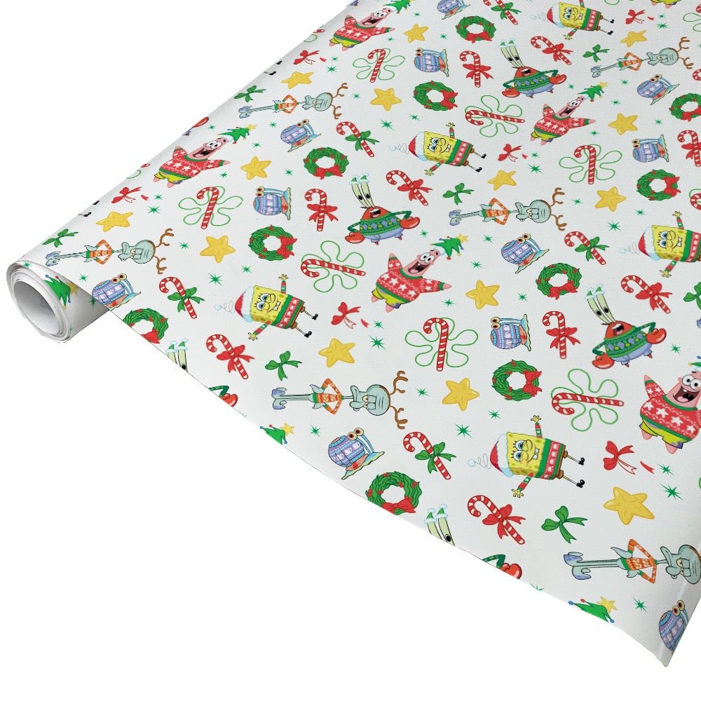 SpongeBob Holidays Wrapping Paper