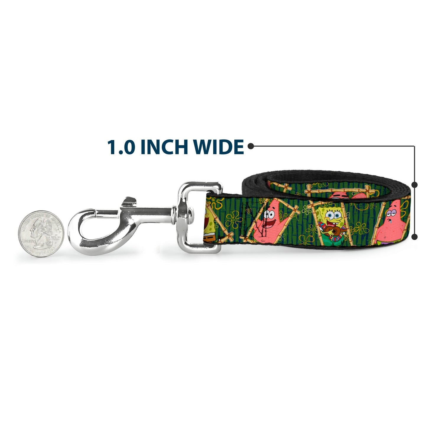 SpongeBob & Patrick Dog Leash Starfish Bamboo Frames - Paramount Shop
