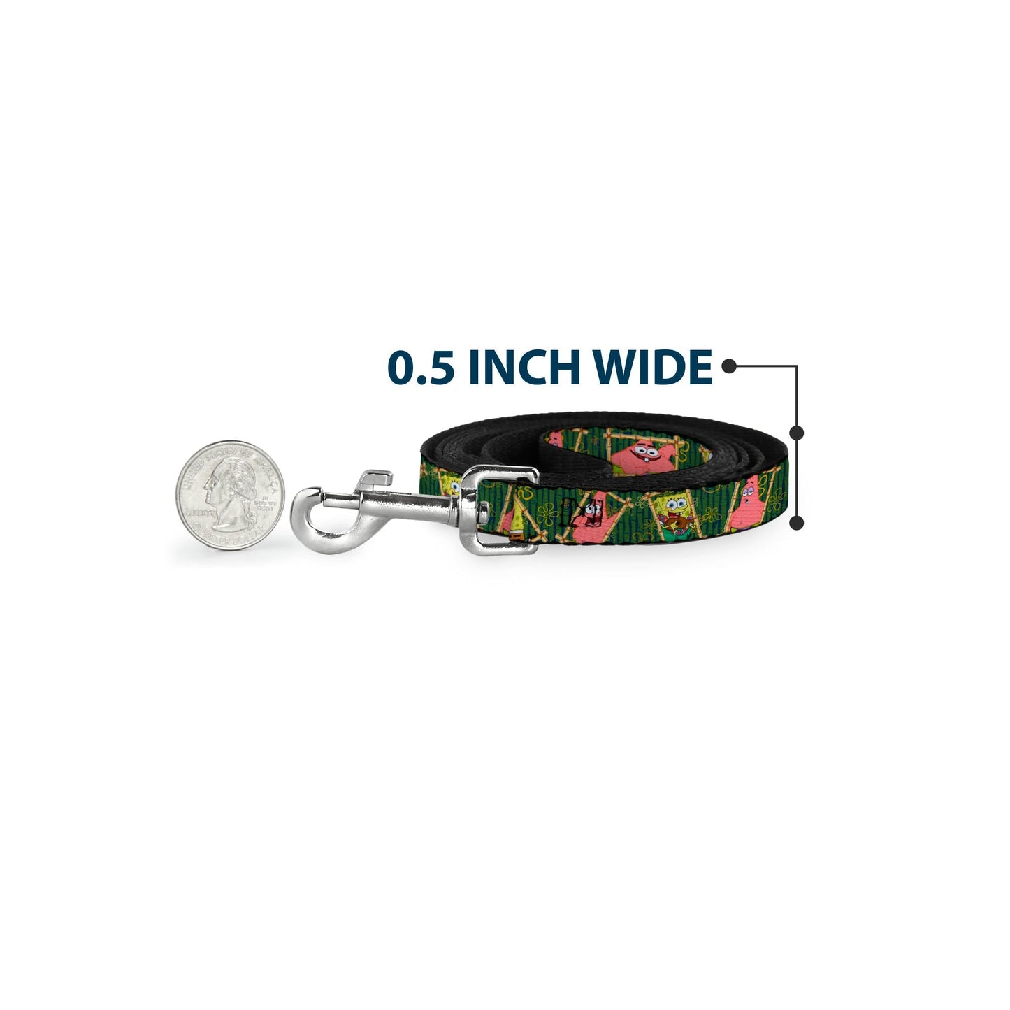 SpongeBob & Patrick Dog Leash Starfish Bamboo Frames - Paramount Shop