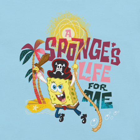 SpongeBob SquarePants A Sponge's Life For Me Adult T-Shirt - Paramount Shop