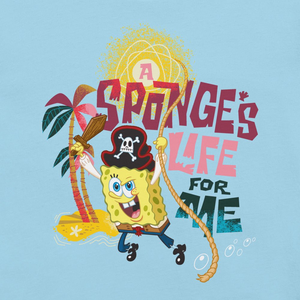 The SpongeBob Movie: Search For Squarepants A Sponge's Life For Me Adult T-Shirt The SpongeBob Movie: Search For Squarepants A Sponge's Life For Me Adult T-Shirt