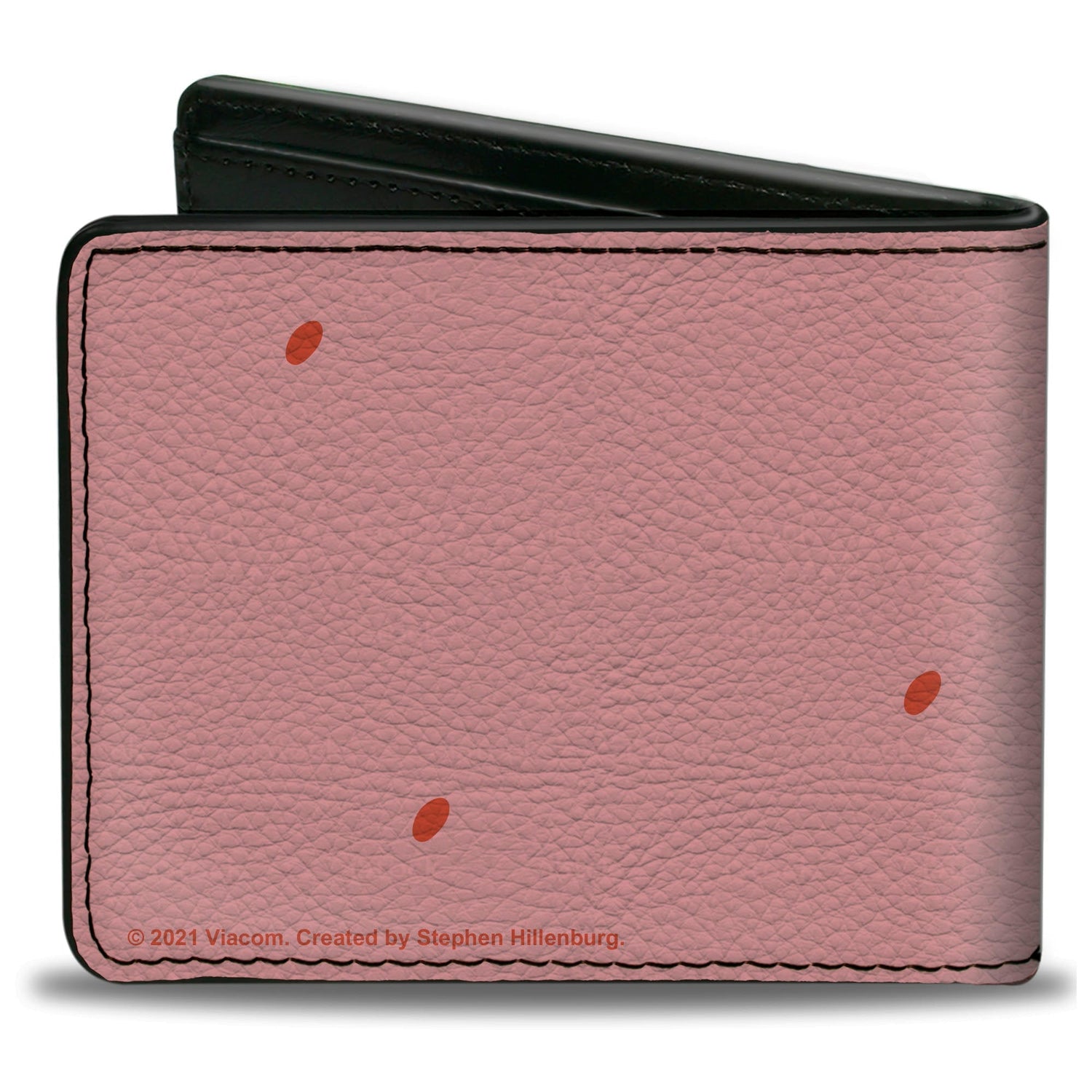 SpongeBob SquarePants Bi - Fold Wallet Patrick Starfish Eyes Close - Up Pink - Paramount Shop
