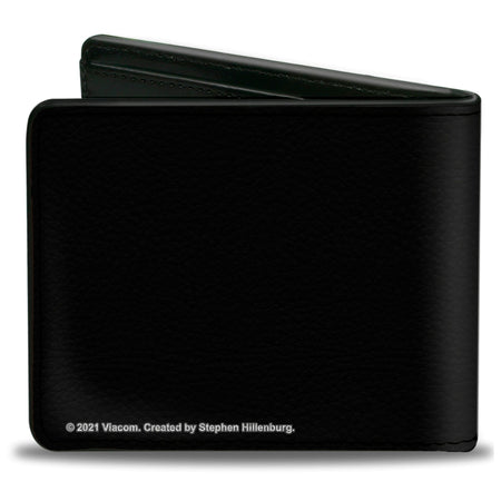 SpongeBob SquarePants Bi - Fold Wallet SAY WHAT? Group Pose Men's Vegan Leather. - Paramount Shop