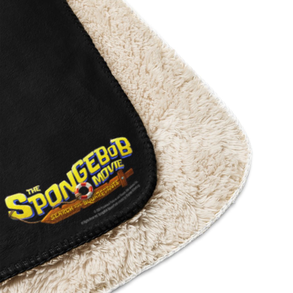 SpongeBob SquarePants Born To Be Square Premium Sherpa Blanket - Paramount Shop