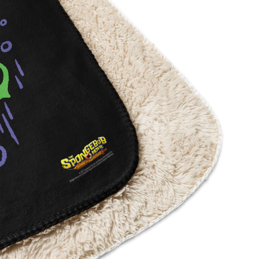 SpongeBob SquarePants Born To Be Square Premium Sherpa Blanket - Paramount Shop