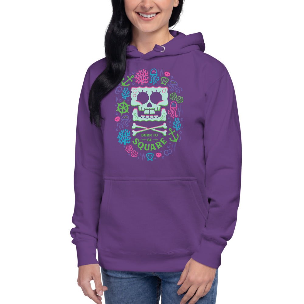 SpongeBob SquarePants Born To Be Square Unisex Premium Hoodie - Paramount Shop