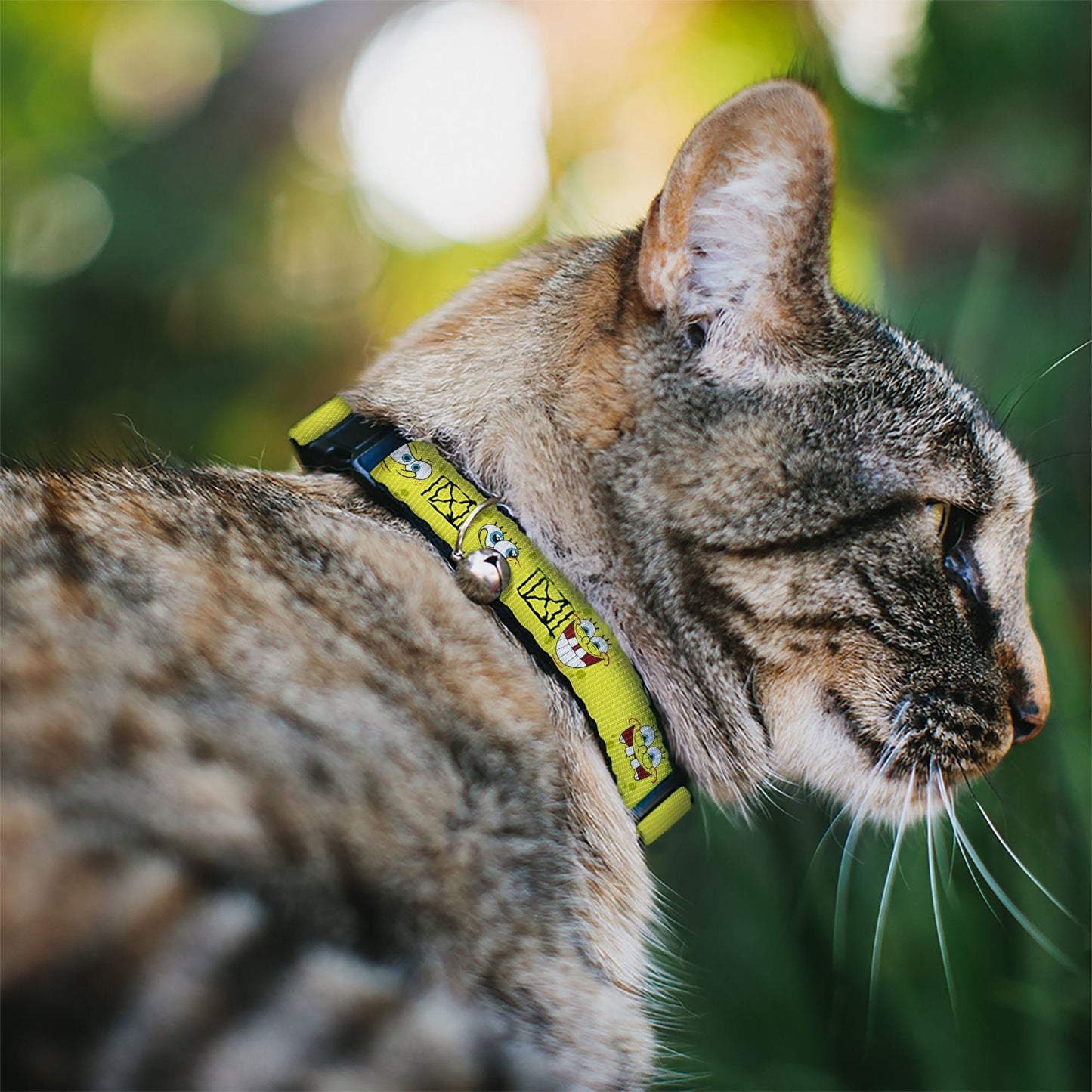 SpongeBob SquarePants Cat Collar Expressions Breakaway with Bell Yellow - Paramount Shop