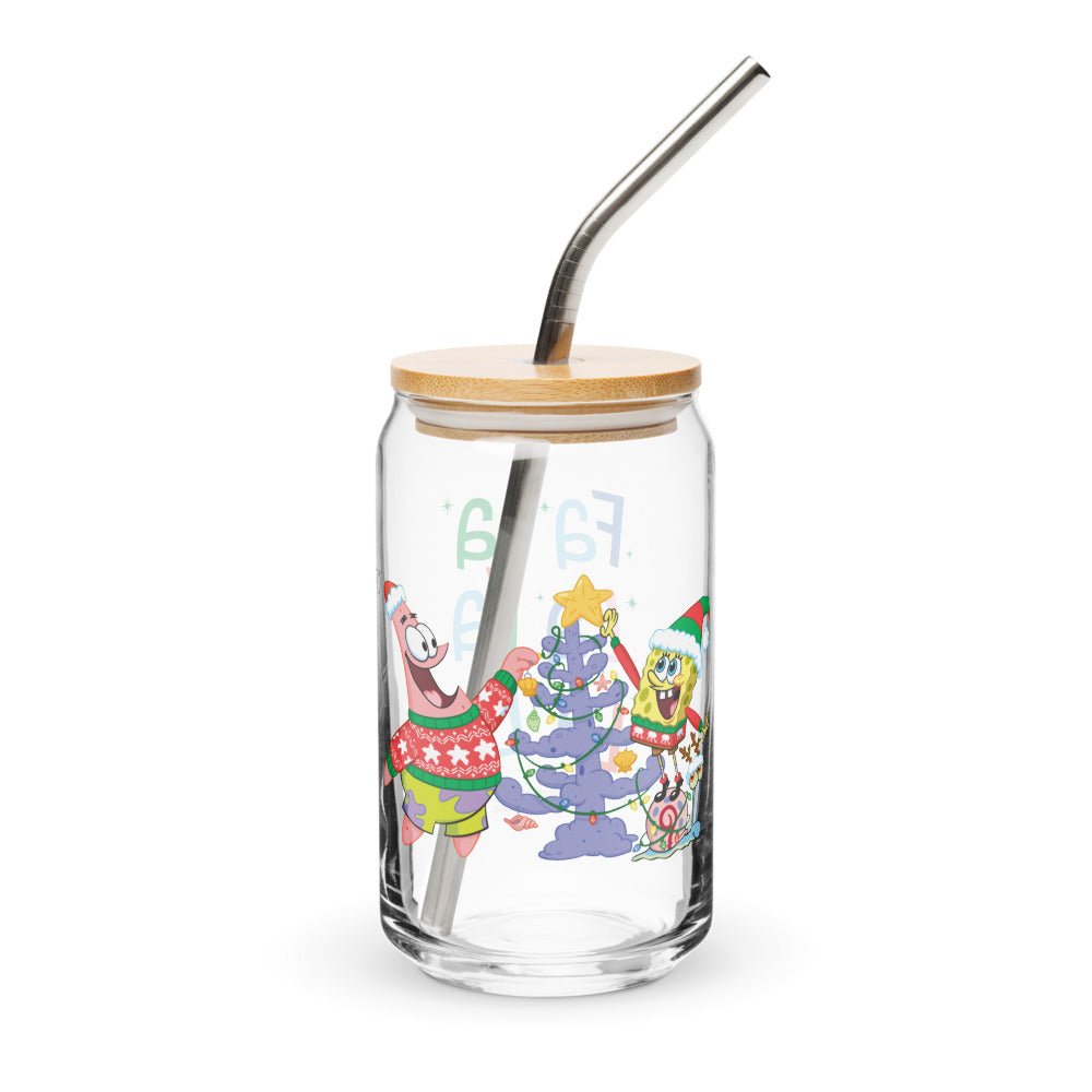 SpongeBob SquarePants Coral Tree Decorating Can-Shaped Glass