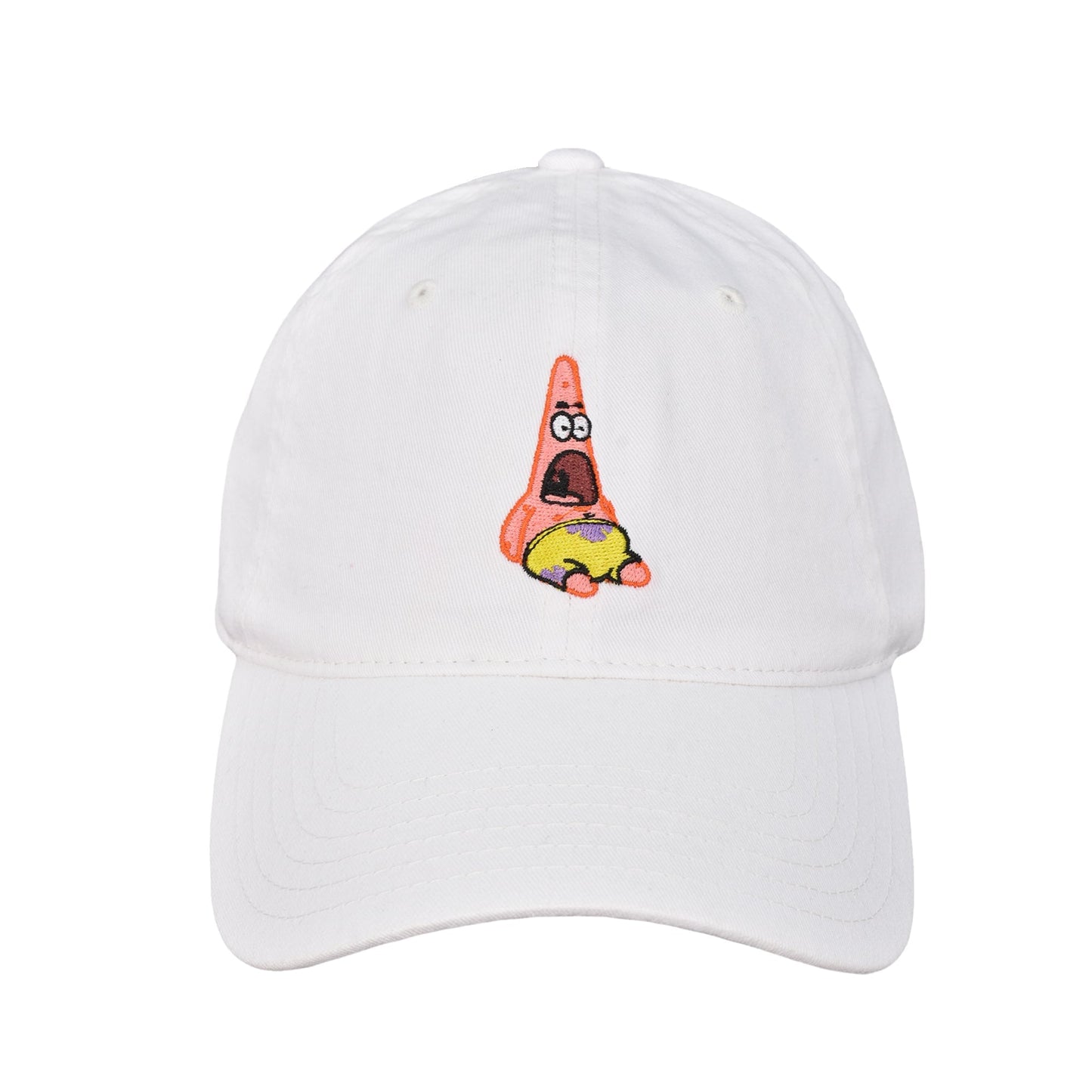 Spongebob Squarepants Dad Hat, Cotton Adult Baseball Cap with Curved Brim - Paramount Shop