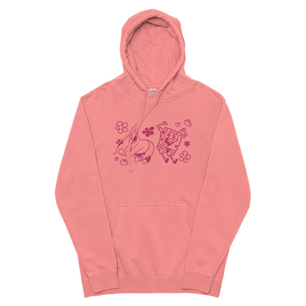 Bob Esponja Bordado Dancing Buddies Unisex Sudadera con capucha