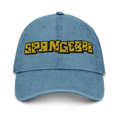 Gorra vaquera bordada de Bob Esponja - Azul / Talla única