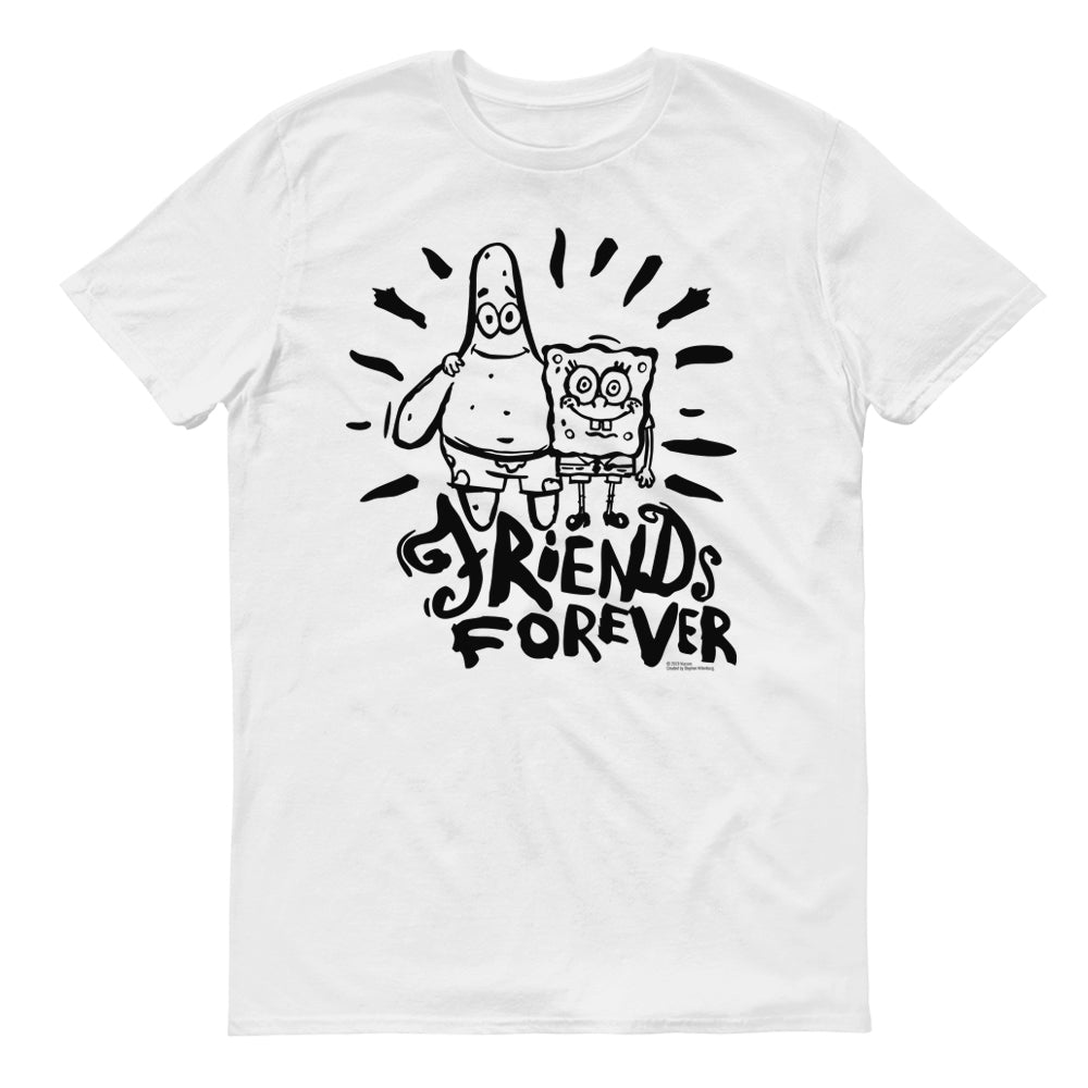 SpongeBob Schwammkopf Freunde für immer T-Shirt mit kurzen Ärmeln