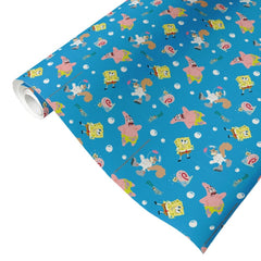 SpongeBob SquarePants Friends Gift Wrap - 20 in x 30 in