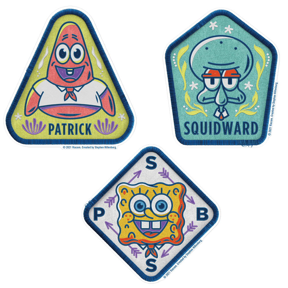 SpongeBob SquarePants Foamie Stickerpakket SpongeBob SquarePants Foamie Stickerpakket